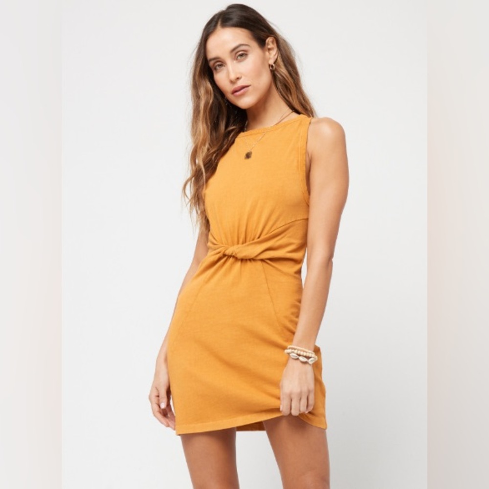 LSPACE Seaview Dress in Inka Gold size XL